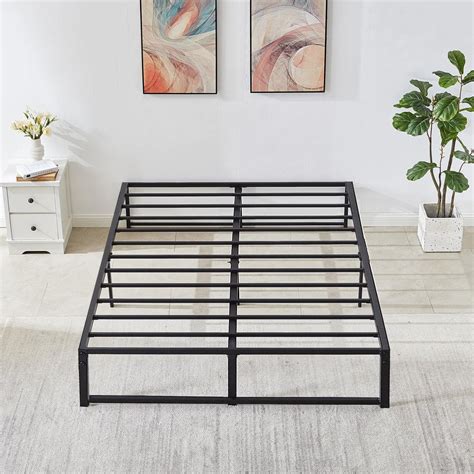 metal bed frame for mattress and box spring|best metal platform bed frames.